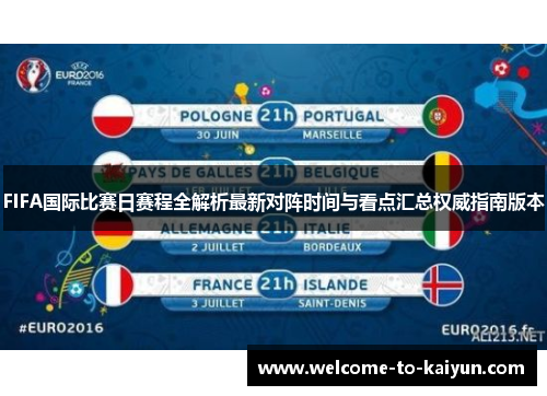 FIFA国际比赛日赛程全解析最新对阵时间与看点汇总权威指南版本 FIFA国际比赛日赛程全解析最新对阵时间与看点汇总权威指南版本