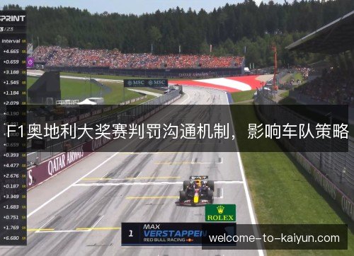 F1奥地利大奖赛判罚沟通机制，影响车队策略